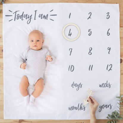 Paklotėlis kūdikio fotosesijai (1x1 m)