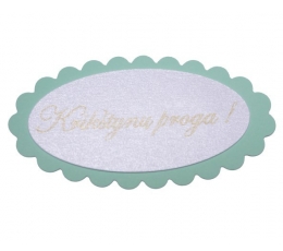 Palinkėjimų kortelė "Krikštynų proga", žydra