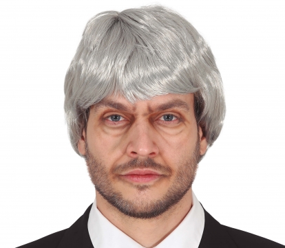 Pilkų plaukų perukas