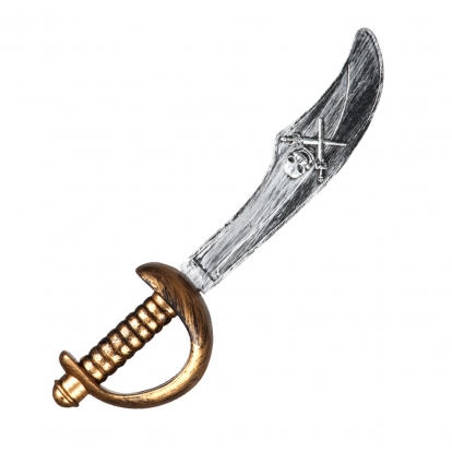 Pirato kardas su kaukole (37 cm)