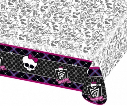 Plastikinė staltiesė "Monster High" (1.20 m. x 1.80 m.)