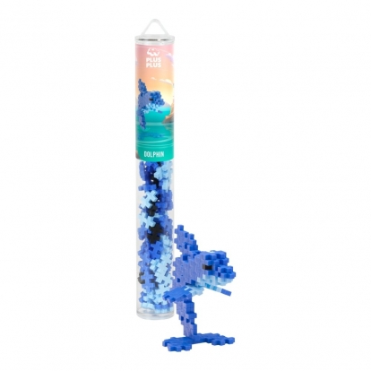Plus Plus konstruktorius "Spalvotas Delfinas", 100 detalių
