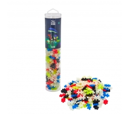 Plus Plus konstruktorius, šviečiantis tamsoje, 240 detalių