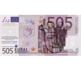 Proginiai pinigai "505 eurai" (5 vnt.)