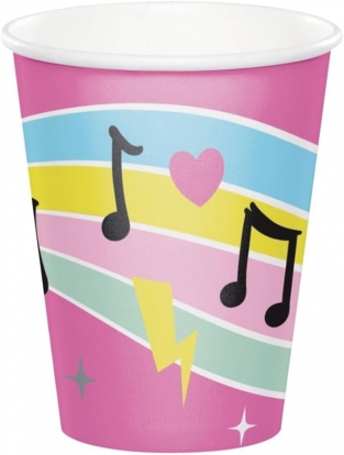 Puodeliai "Birthday Beats" (8 vnt./256 ml)