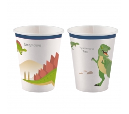 Puodeliai "Dinozaurai" (8 vnt./250 ml)