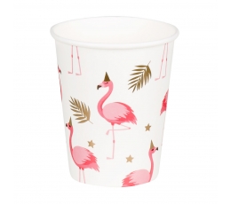 Puodeliai "Flamingai" (10 vnt./210 ml)