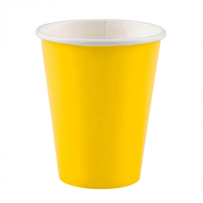 Puodeliai, geltoni (8 vnt./250 ml)