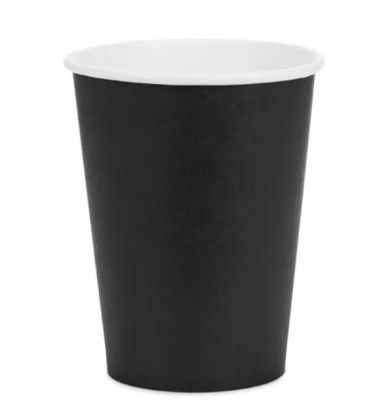 Puodeliai, juodi (6 vnt./250 ml)