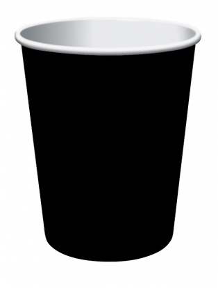 Puodeliai, juodi (8 vnt./250 ml)