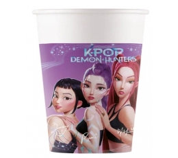 Puodeliai "K-POP Demon Hunters" (8 vnt./200 ml)