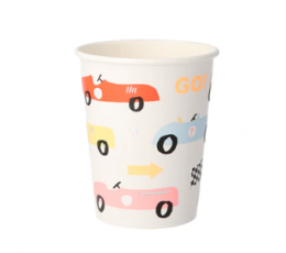 Puodeliai  "Lenktynių automobiliai" (8 vnt./256 ml)