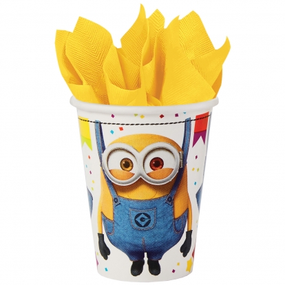 Puodeliai "Minions-Pimpačkiukai" (8 vnt./250 ml)