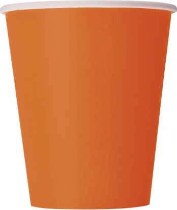 Puodeliai, oranžiniai (14 vnt./270 ml.)
