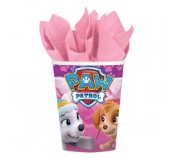 Puodeliai "Paw Patrol", rožiniai (8 vnt./250 ml)