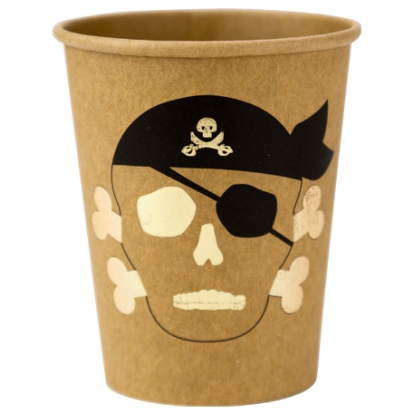 Puodeliai "Piratai" (8 vnt./255 ml)