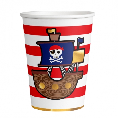 Puodeliai "Piratai" (8 vnt./266 ml)