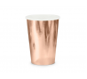 Puodeliai, rožinio aukso spalvos (6 vnt./220 ml)
