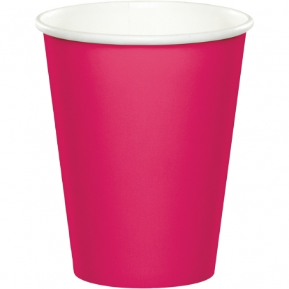 Puodeliai, ryškiai rožiniai (24 vnt./266 ml)