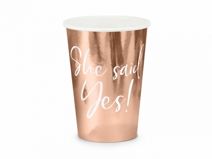 Puodeliai "She said yes!" (6 vnt./220 ml)