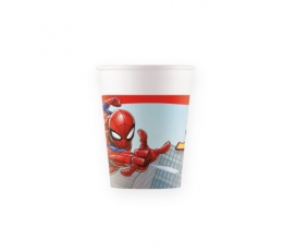Puodeliai "Spiderman Crime Fighter" (8 vnt./200 ml)