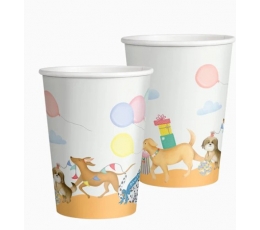 Puodeliai "Šuniukų gimtadienis" (10 vnt./270 ml)