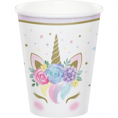 Puodeliai "Unicorn Baby" (8 vnt./266 ml)