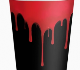 Puodeliai "Vampyro kraujas" (10 vnt./270 ml) 