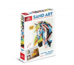 RC piešimo smėliu rinkinys "Žirgas"