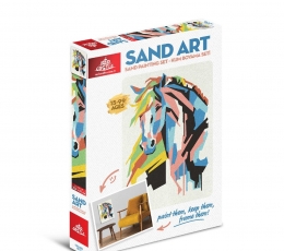 RC piešimo smėliu rinkinys "Žirgas"