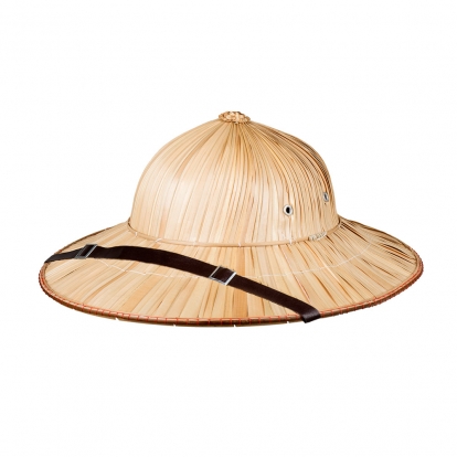 Safari skrybėlė, šiaudinė 