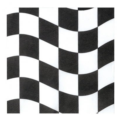 Servetėlės "Juodai balta" (16 vnt.)