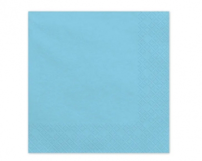 Servetėlės, melsvos ( 20 vnt.)