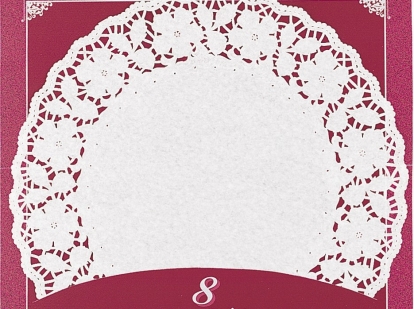 Servetėlės-padėkliukai, balti (8 vnt./30 cm)