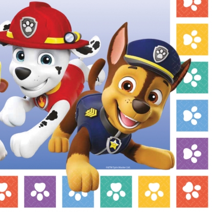 Servetėlės "Paw Patrol 2022" (16 vnt.)