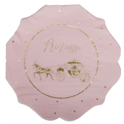 Servetėlės "Princesė karietoje" (16 vnt.)