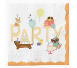 Servetėlės "Šuniukų gimtadienis" (20 vnt.)