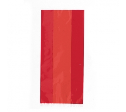 Skanėstų-dovanų maišeliai, raudoni celofaniniai (30 vnt.)