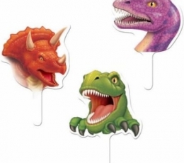 Smeigtukai-dekoracijos "Dinozaurai" (12 vnt.)