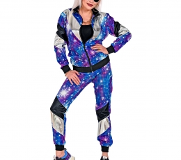 Sportinis karnavalinis kostiumas "80s disco" (M) 0