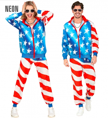 Sportinis karnavalinis kostiumas "USA Party" (L)