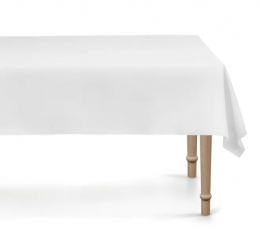 Staltiesė, balta (137x183 cm)