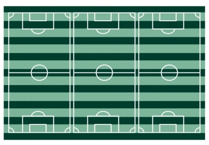 Staltiesė "Futbolo aikštė" (120x180 cm)