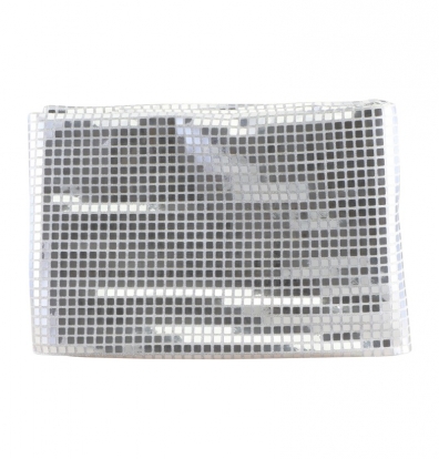 Staltiesė "Sidabrinis disco" (139x240 cm)