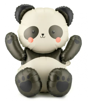 Stovintis folinis balionas "Panda" (68x72 cm)