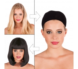 Tinklelis plaukams, juodas