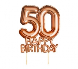 Torto dekoracija "50 Happy birthday"