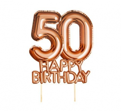 Torto dekoracija "50 Happy birthday"