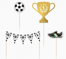 Torto dekoracijos-smeigtukai "Futbolas" (4 vnt.)