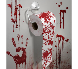 Tualetinis popierius "Aptaškytas krauju"